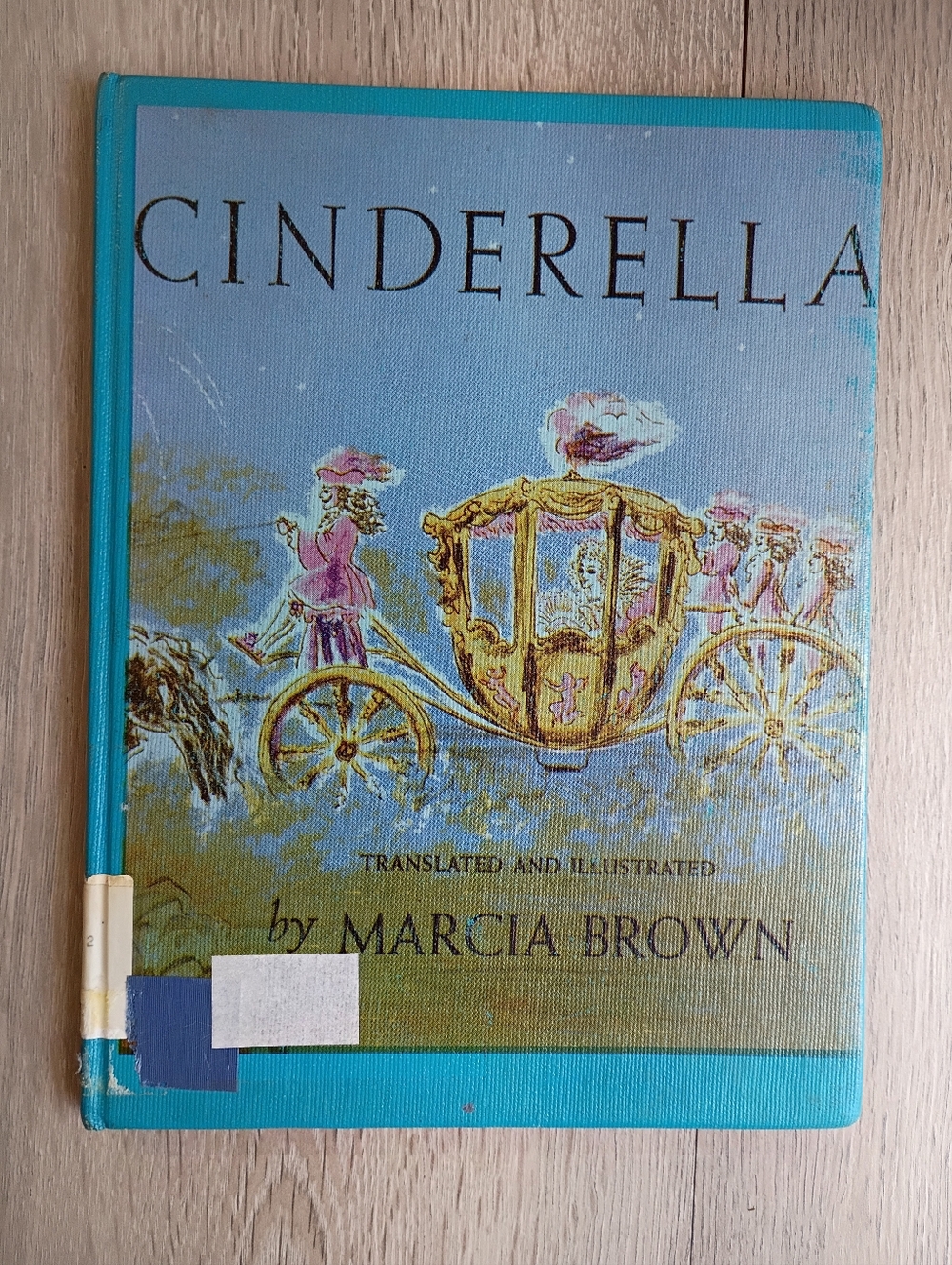1954 Cinderella Children's Book "The Little Glass Slipper" by Marcia Brown H/C